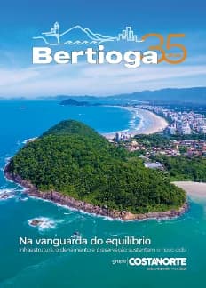 Capa — Revista Especial Bertioga 35 Anos