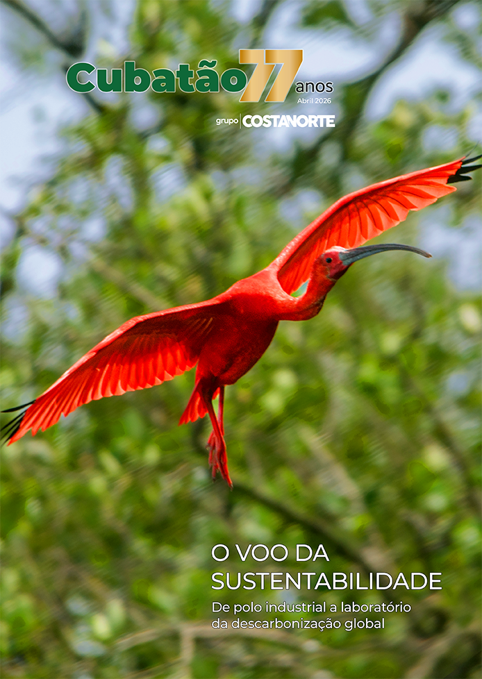 Capa da Revista Especial Cubatão 77 Anos